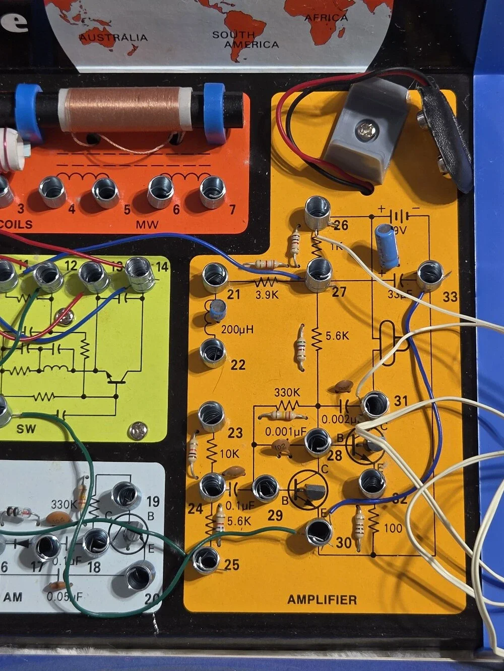 Radio Shack - Vintage Science Fair AM Short Wave Radio DIY Kit
